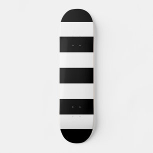 Fett-Streifen, schwarz und weiß, Skateboard