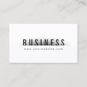 Fett Title Minimal Web Design Business Card Visitenkarte