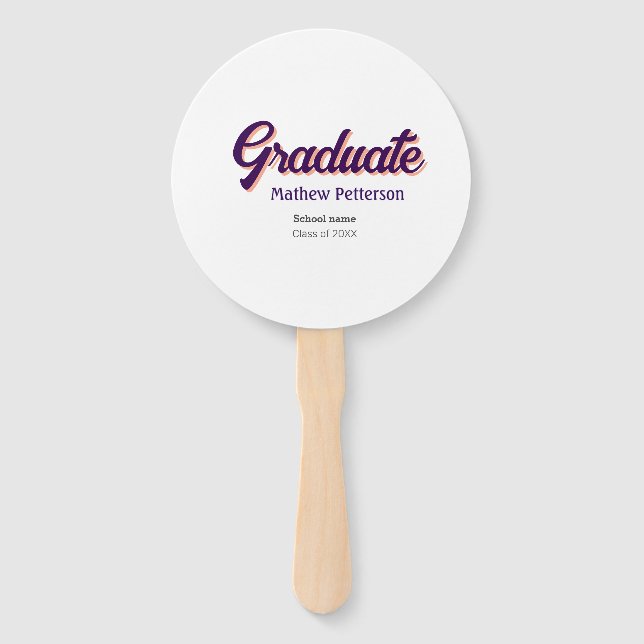 Fett-Typ einfache schwarze Klasse moderne Abschlus Fächer (Vorderseite)