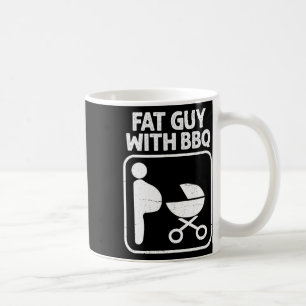 Fett Typ mit Grillen Kaffeetasse