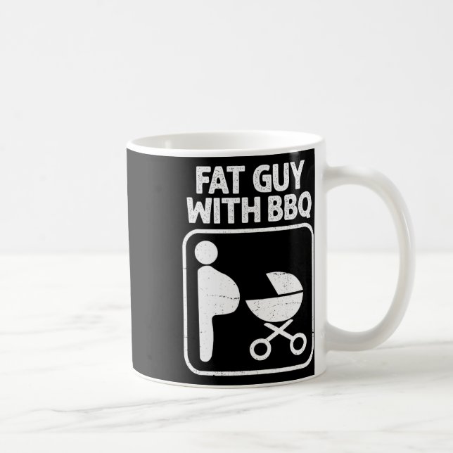 Fett Typ mit Grillen Kaffeetasse (Rechts)
