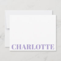 Fett Typografie Personalisierter Lavendelname