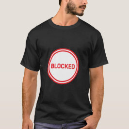 Fett- und einfaches 'Blockieren'-Textdesign T-Shirt