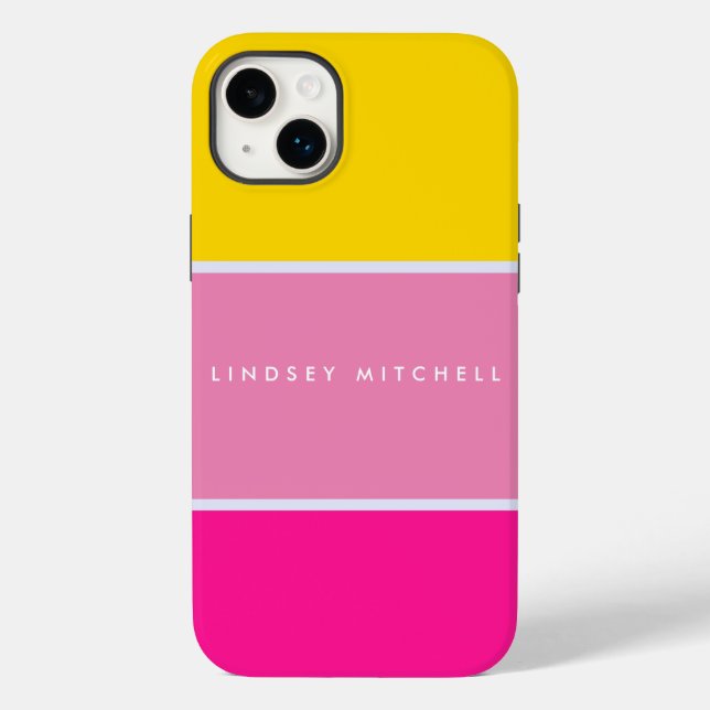 Fett- und leuchtender Individuelle Name Case-Mate iPhone Hülle (Rückseite)