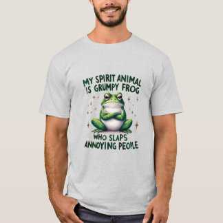 Fett- und Sassy-Frog-Zitat Grafisch T-Shirt
