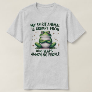 Fett- und Sassy-Frog-Zitat Grafischer T - Shirt