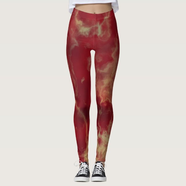 Fett und schön bedruckte beste Leggings (Vorderseite)