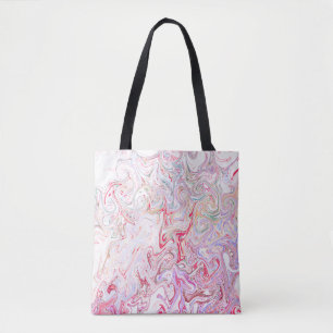 Fett Vibrant Pink Fluid Marmor Wirbel Abstrakt Kun