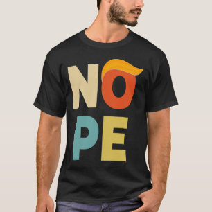 Fett Vintager Stil Funny Anti-Trump T-Shirt