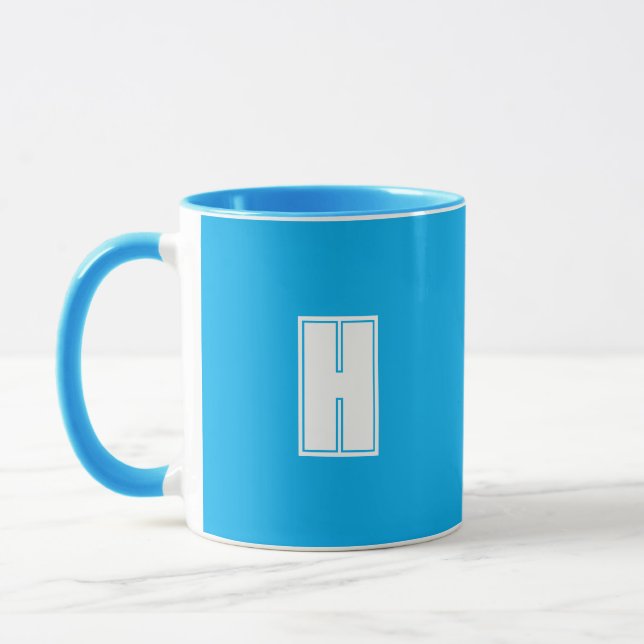 Fett weiß, hell und hell tasse (Links)