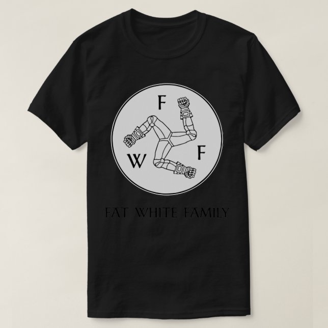 Fett-Weiße Familie  T-Shirt (Design vorne)