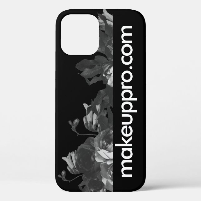 Fett weißes Schneekönchen Website Black Rose Bouqu Case-Mate iPhone Hülle (Rückseite)