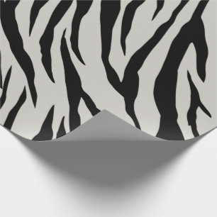 Fett Zebra Print Wrapping Paper Geschenkpapier