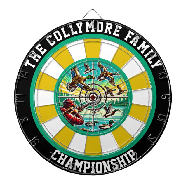 Fett-Ziel-Flying-Ducks-Dekoration Dartscheibe (vorne)