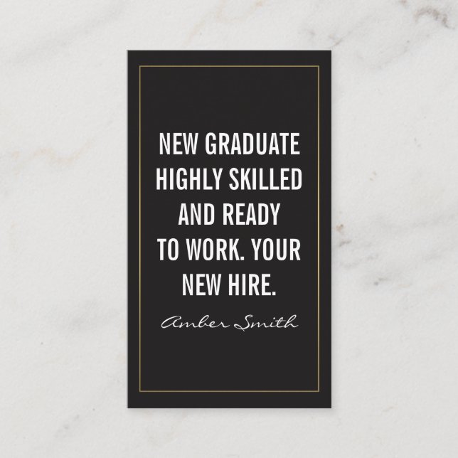 Fettangebot Visitenkarte (Vorderseite)