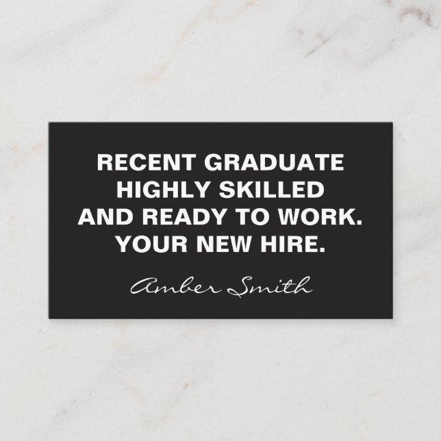 Fettangebot Visitenkarte (Vorderseite)