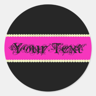 Fettaufkleber Runder Aufkleber