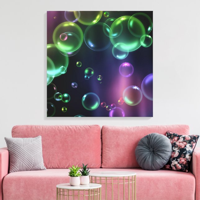 Fettblasen Leinwanddruck (Insitu (Wohnzimmer))