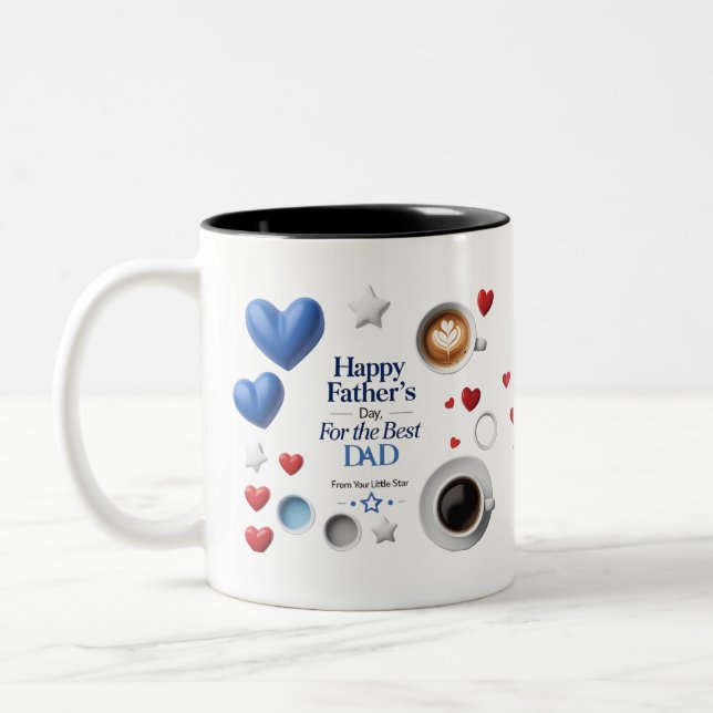 Fettblende Zweifarbige Tasse (Links)