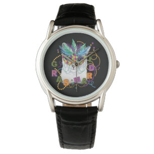 Fettdienstag Cat, Funny Fettdienstag Armbanduhr