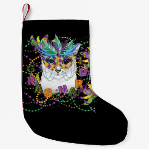 Fettdienstag Cat, Funny Fettdienstag Kleiner Weihnachtsstrumpf