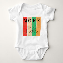 Fettdruck und Geometrie Baby Strampler