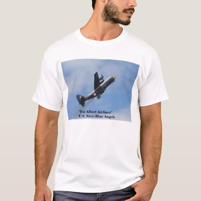 Fette Albert-Fluglinien T-Shirt (Vorderseite)