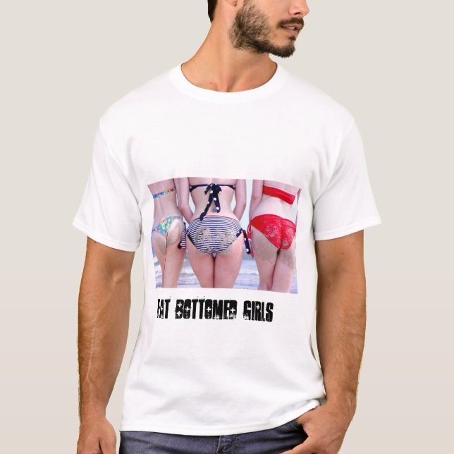fette aufstoßende Mädchen T-Shirt (Vorderseite)