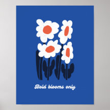 Fette Blüten Nur Sommer Retro Gänseblümchen Wandku