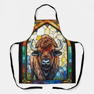 Fette Farben Bison Büffel Cottagecore Rustikaler D Schürze