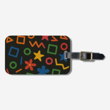 Fette Farbige Stern Geometrische Abstrakte Formen