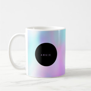 Fette Flüssigtinte Marmor Rosa Bunt Süßigkeiten Kaffeetasse