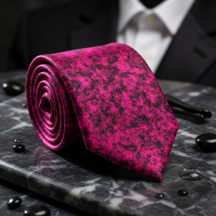 Fette Fuchsia-Textur für einen unverblümten Stil Krawatte