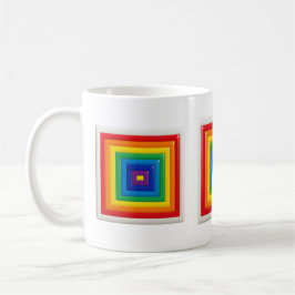 Fette geometrische Pop-Art Kaffeetasse