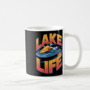Fette Jet-Ski-Fahren Seel Leben Wassersport Kunst  Kaffeetasse