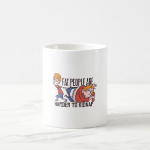 Fette Leute lustig Kaffeetasse