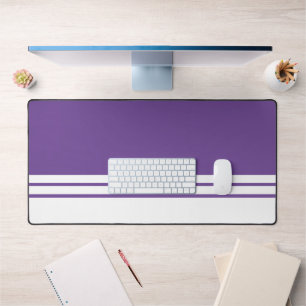 Fette, Lila Streifen auf der Unterseite des Racing Schreibtischunterlage