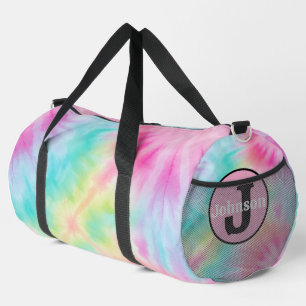 Fette Mandala-Tie-Dye-Monogramm-Personalisierung Duffle Bag