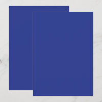 Fette minimalistische Hochzeitseinladung in Tiefbl