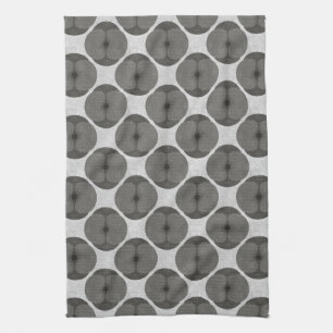 Fette minimalistische Mohnblume texturierte floral Geschirrtuch
