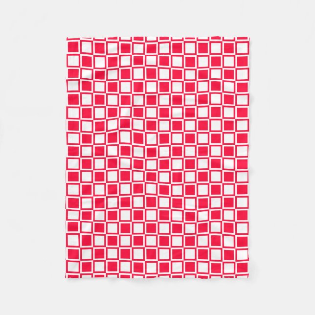 Fette Mod Squares Fleecedecke (Vorderseite)