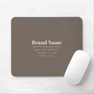 Fette moderne dunkle und helle beige Marke oder Ge Mousepad