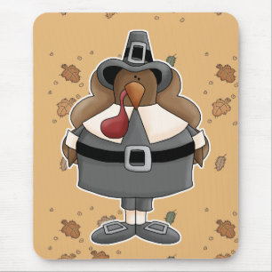 fette Pilgertürkei Mousepad