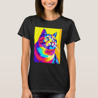 Fette Regenbogenkatze T-Shirt