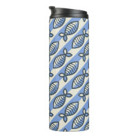 Fette Retro-Fischblume Kissen Kaffeetisch Tasse Ti