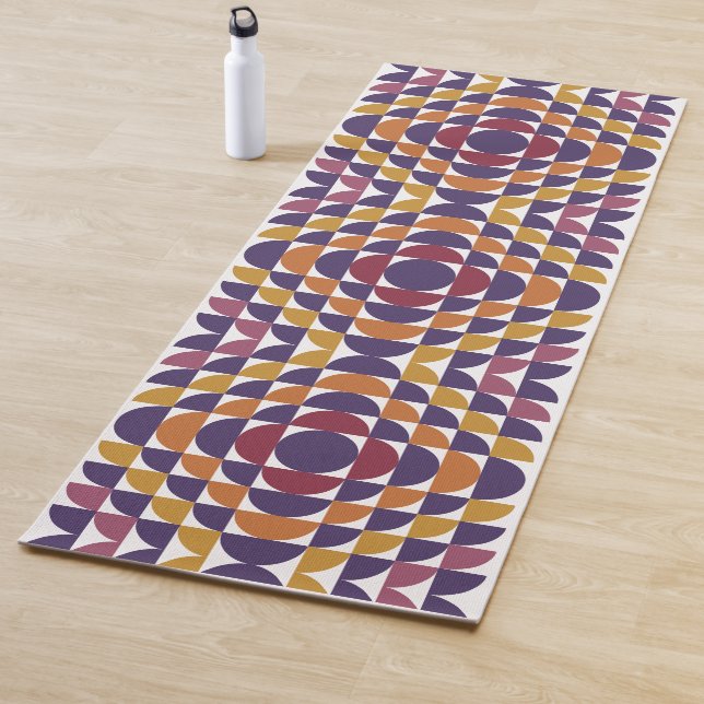 Fette Retro-Kreise-Yogamatte Yogamatte (Beispiel)