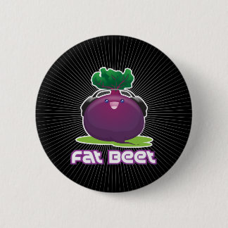 Fette rote Rübe Button