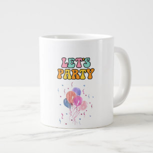 Fette Sans-Serif lustige Geburtstags-Kaffeetasse Jumbo-Tasse