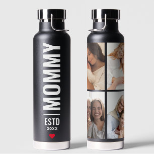 Fette schwarze Foto-Mummy-Collage-Hülle Trinkflasche