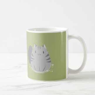 Fette Tabby-Katzen-Tasse Tasse